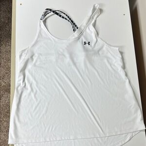 Under Armour Black Relaxed Asymmetrical Tank Top XL